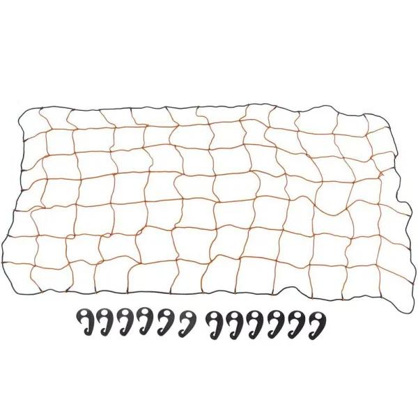 HitchMate StretchWeb 5 ft. x 8 ft. Heavy-Duty Cargo Netting with 12 Hooks and Storage Bag