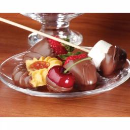 Nostalgia 3-Tier Chocolate Fountain with Auger-Style Flow, 8 oz. Capacity, Brown thumbnail 4