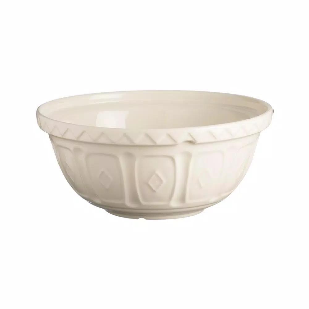 Mason Cash Colour Mix 3-Piece Cream Earthenware Mixing Bowl Set