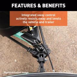 CURT TruTrack Weight Distribution System, 5,000 - 8,000 lbs. Capacity, 35-9/16" Bars thumbnail 2
