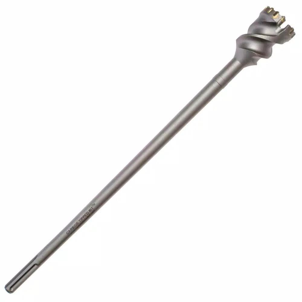 Kateya 2.5 in. x 24 in. Carbide Tipped SDS Max Masonry Boring Drill Bit