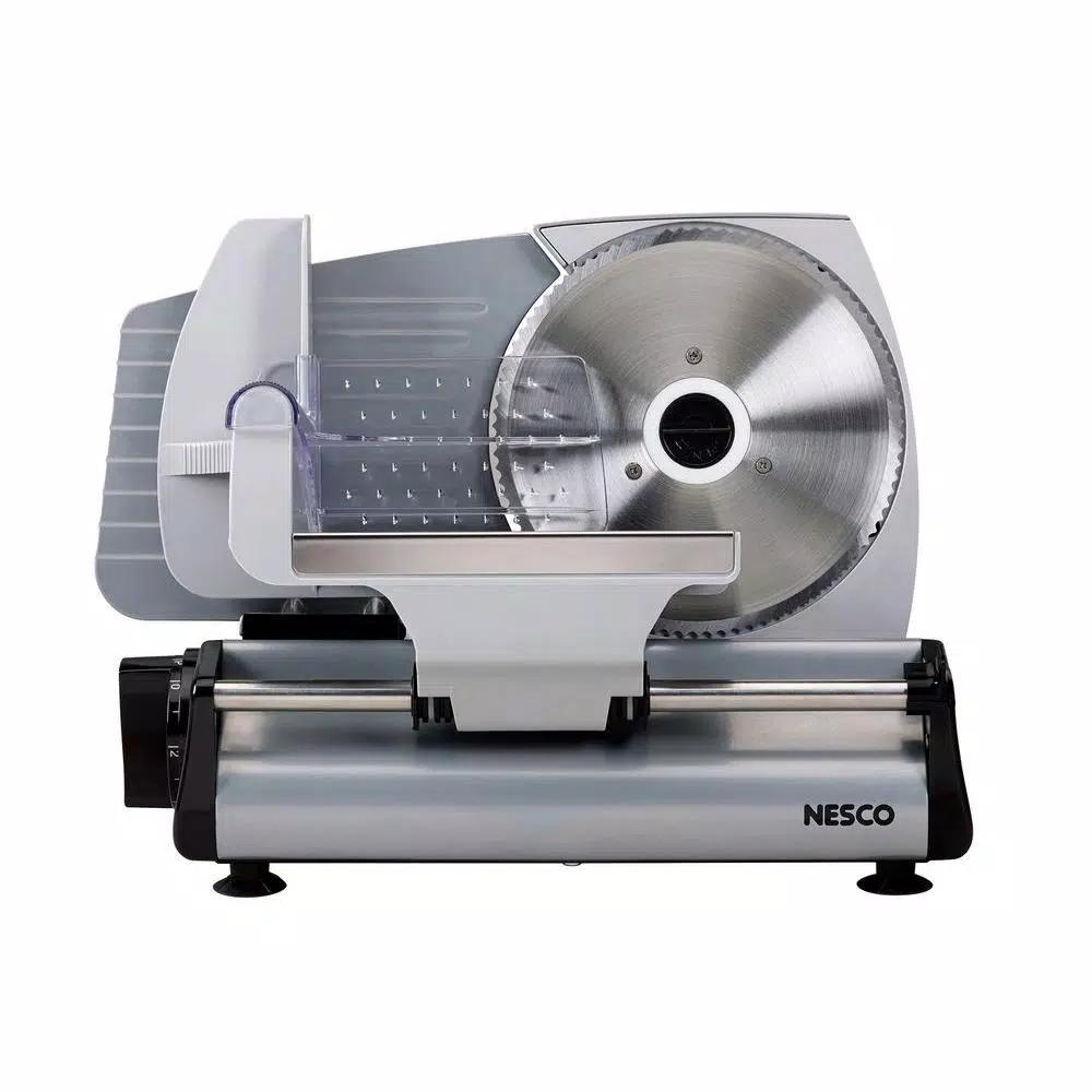 Nesco FS-200 Everyday 180W Electric Food Slicer with 7.5 in. German Solingen Blade