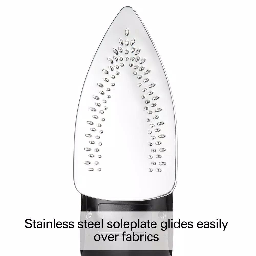 Hamilton Beach Retractable Cord Steam Iron with Stainless Steel Soleplate