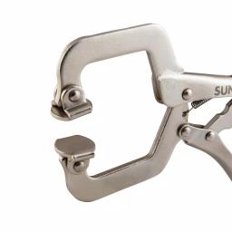 SUNEX TOOLS Sunex LC6S 6 in. Locking C-Clamp with Swivel Pads and 2.125 in. Jaw Capacity thumbnail 3