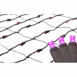 Northlight 2 ft. x 8 ft. Pink LED Net Style Christmas Tree Trunk Wrap Lights with Brown Wire thumbnail 1
