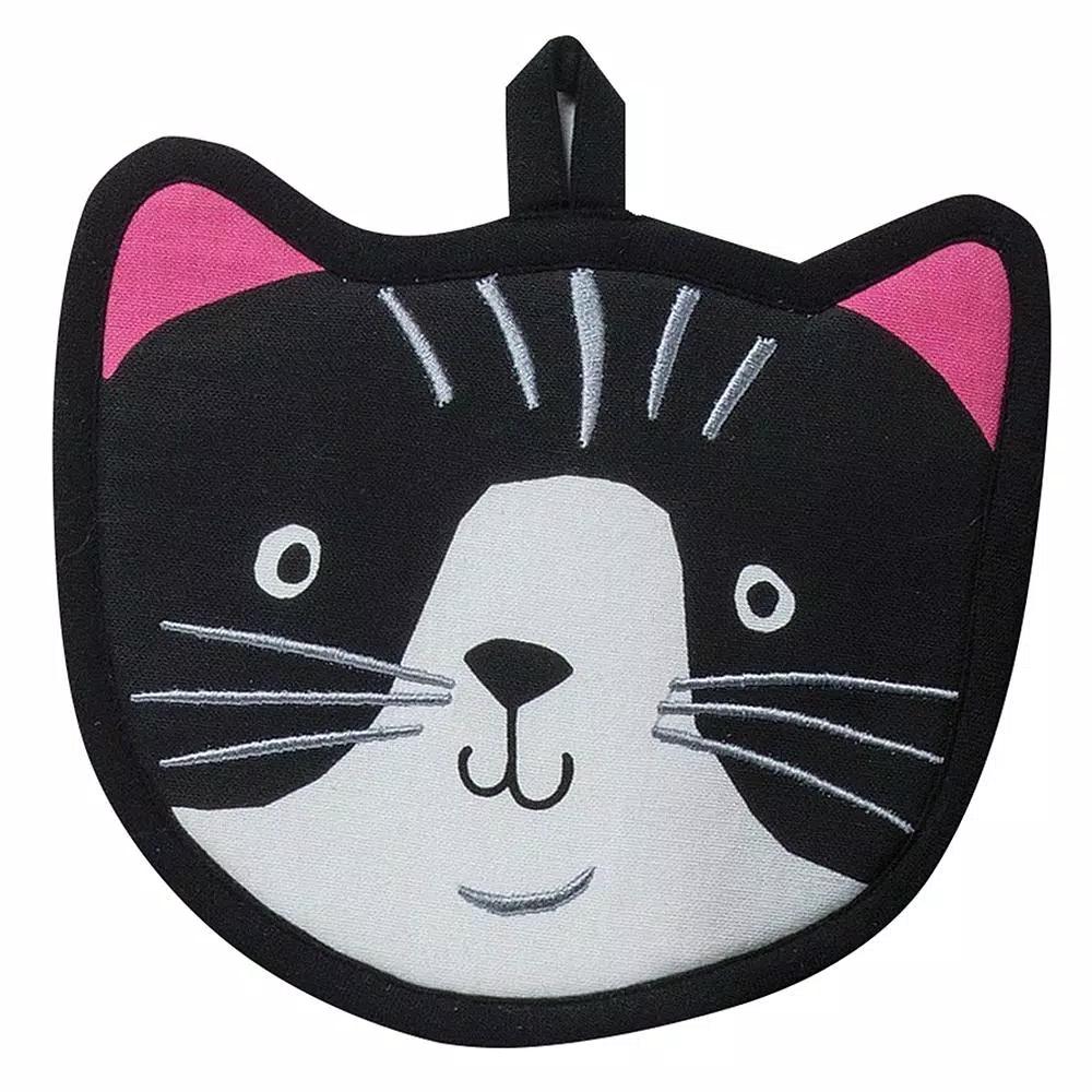 Kay Dee Crazy Cat Cotton Multi Kitchen Textile Set - 4 Piece Set