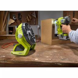 RYOBI 18V ONE+ Hybrid Bluetooth Stereo and Portable Fan Combo Kit (Tools Only) thumbnail 7