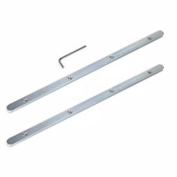 POWERTEC Premium Guide Rail Connector Set (2-Pack) - Universal Compatibility for Track Saws thumbnail 1