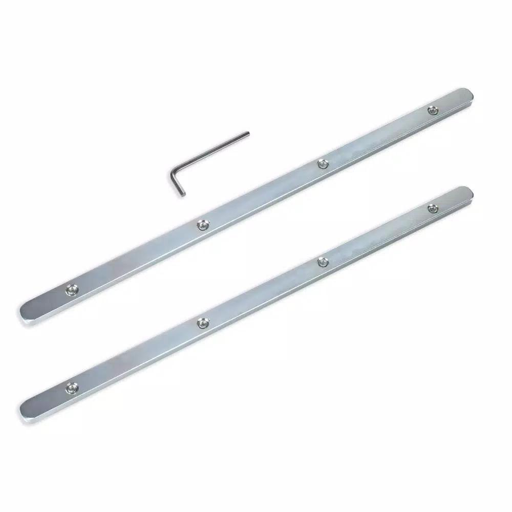 POWERTEC Premium Guide Rail Connector Set (2-Pack) - Universal Compatibility for Track Saws