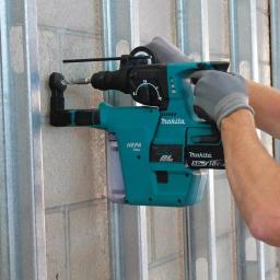 Makita 18V LXT Brushless 1 in. SDS-Plus Rotary Hammer Kit with HEPA Attachment & Bonus 1/2 in. Impact Wrench thumbnail 6