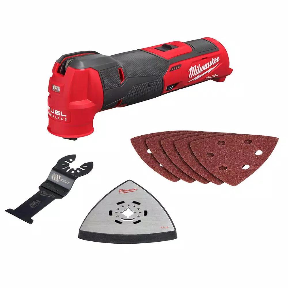 Milwaukee M12 FUEL 12V Cordless Oscillating Multi-Tool and Jig Saw Combo Kit with (2) 3.0 Ah Batteries
