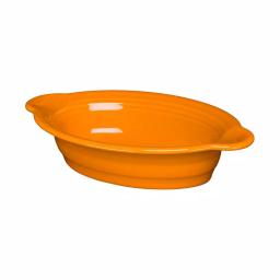 Fiesta Butterscotch Ceramic 13 oz. Oval Individual Casserole Dish thumbnail 1