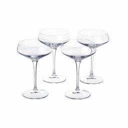 Home Decorators Collection Genoa 11.25 oz Lead-Free Crystal Coupe Cocktail Glasses, Set of 4 thumbnail 4