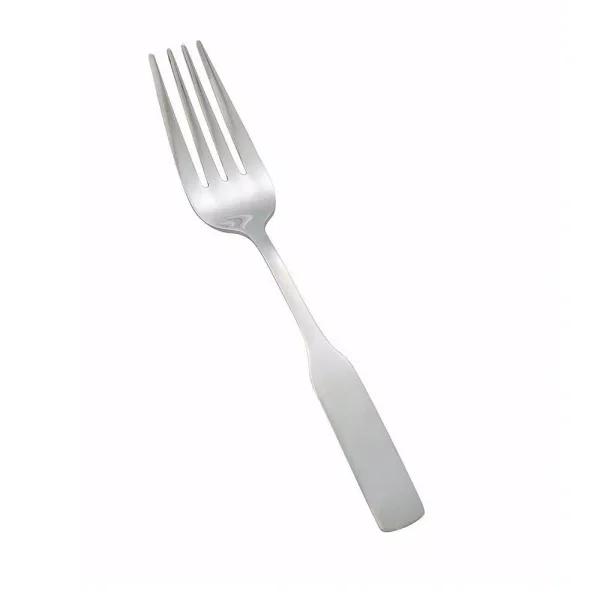 Winco Winston 12-Piece 18/0 Stainless Steel Salad Fork Set, Satin Finish