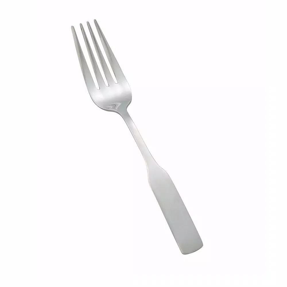 Winco Winston 12-Piece 18/0 Stainless Steel Salad Fork Set, Satin Finish