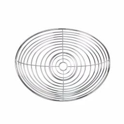 Spectrum Opus Chrome Steel Fruit Bowl - Decorative Countertop Produce & Bread Basket thumbnail 3