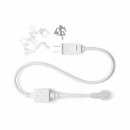 DEERPORT DECOR 96 ft. White LED Rope Light 2-Pack, 360° Directional Shine Indoor/Outdoor Decorative Lighting thumbnail 5