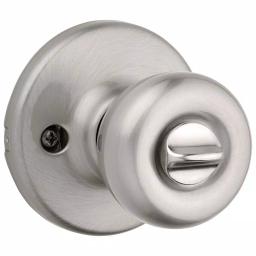 Kwikset Tylo Keyed Entry Door Knob with SmartKey Security - Satin Nickel thumbnail 2