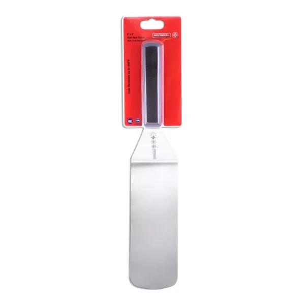Mundial 5681HH 8x3-Inch Perforated Stainless Steel Turner, Black