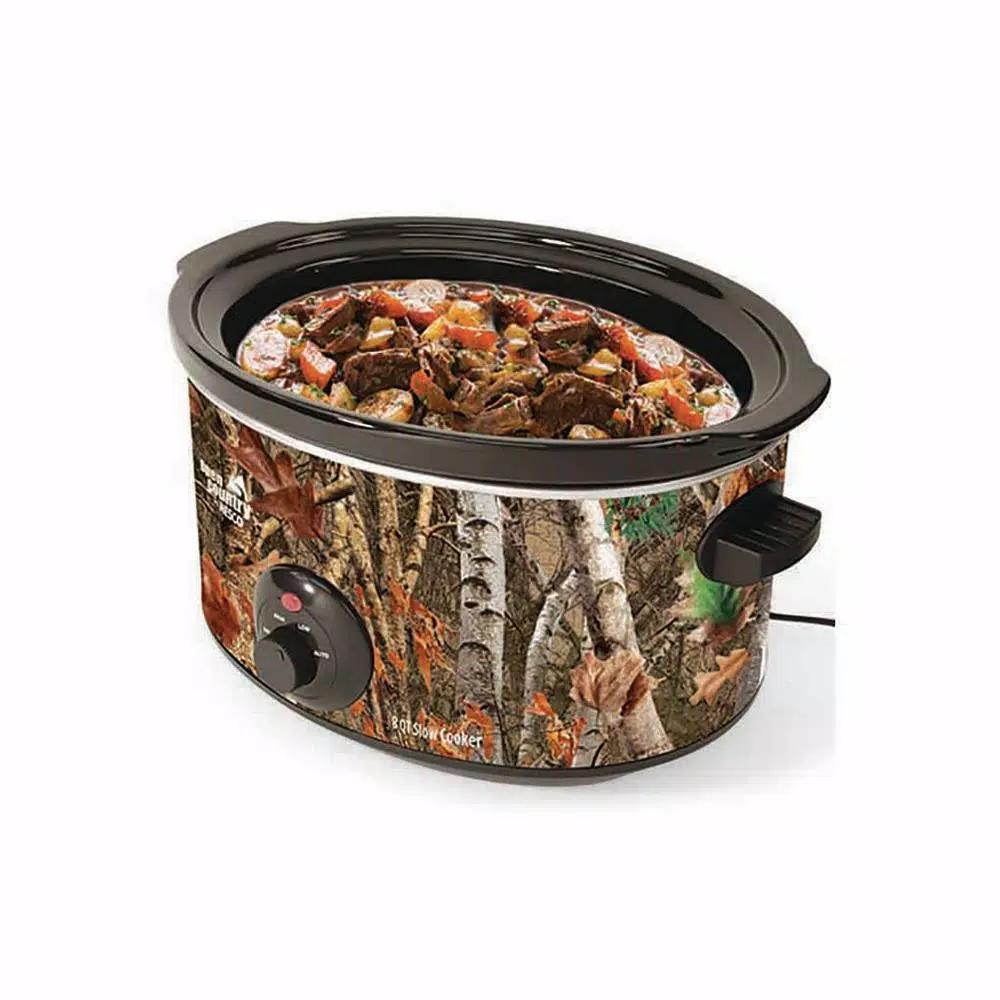 Nesco Open Country 8 Qt. Camouflage Slow Cooker with Removable Ceramic Crock