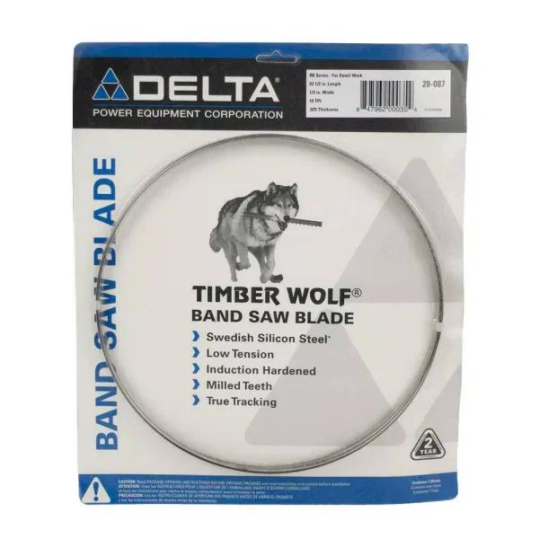 Delta Timber Wolf 93.5 in. x 1/4 in. x 10 TPI Band Saw Blade, Swedish Silicon Steel