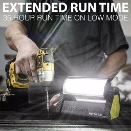LUXPRO Pro Series 1050 Lumens Broadbeam LED Directional Pivoting Cordless Work Light thumbnail 6