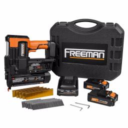 Freeman PE2118G 18V Cordless 2-in-1 18-Gauge Brad Nailer and Stapler Kit thumbnail 2
