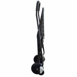 Milwaukee Heavy-Duty Steel Shopping Cart with Accessory Basket, Black thumbnail 4