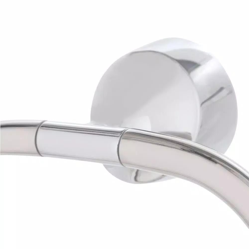 MOEN Idora Press and Mark Chrome Towel Ring - Wall Mount Hand Towel Holder