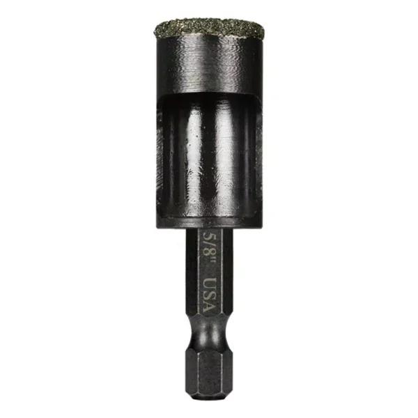 Montana Brand 5/8 in. High Speed Steel Diamond Tile Drill Bit with 1/4 in. Hex Shank