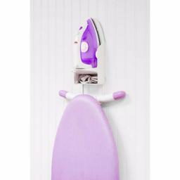 Woolite Wall Mount Iron and Ironing Board Organizer, Heat Resistant, White thumbnail 3