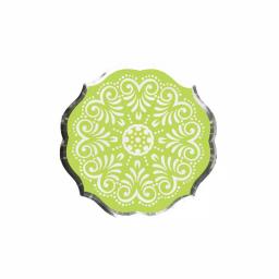 Sugar Plum Party SugarPlum Collection Citrus Lime Green Hexagon Paper Dinner Plates, 32-Piece Set thumbnail 1