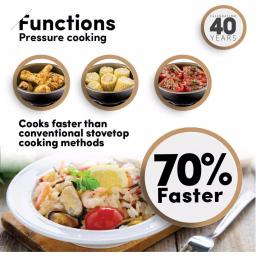 AROMA 4 Qt. Brown Electric Multi-Cooker Pressure Cooker with Aluminum Inner Pot thumbnail 5