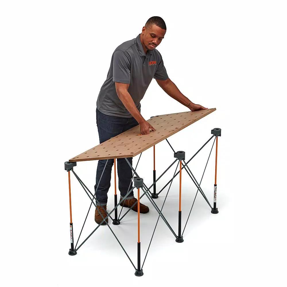 BORA Centipede 24 in. x 48 in. Heavy-Duty Workbench Top with 3/4 in. Dog Holes