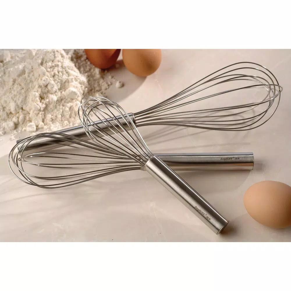 BergHOFF 6-Piece Spatula and Whisk Set with Stainless Steel Whisks and Silicone Spatulas