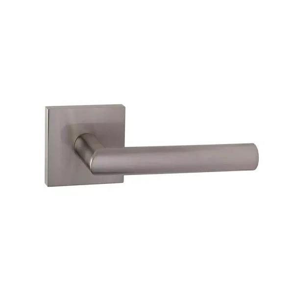 Delaney Hardware Solid Zinc Satin Nickel Privacy Lever for Bed/Bath