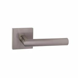 Delaney Hardware Solid Zinc Satin Nickel Privacy Lever for Bed/Bath thumbnail 1