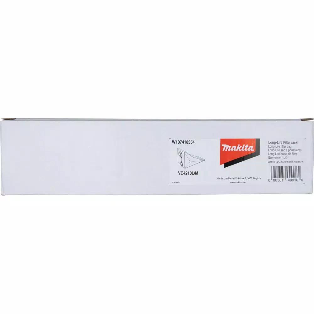 Makita Long-Life Filter Bag Replacement for VC4210 Wet/Dry Dust Extractor