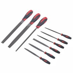 KING 9-Piece Steel File and Rasp Set with Cushioned Grip thumbnail 1
