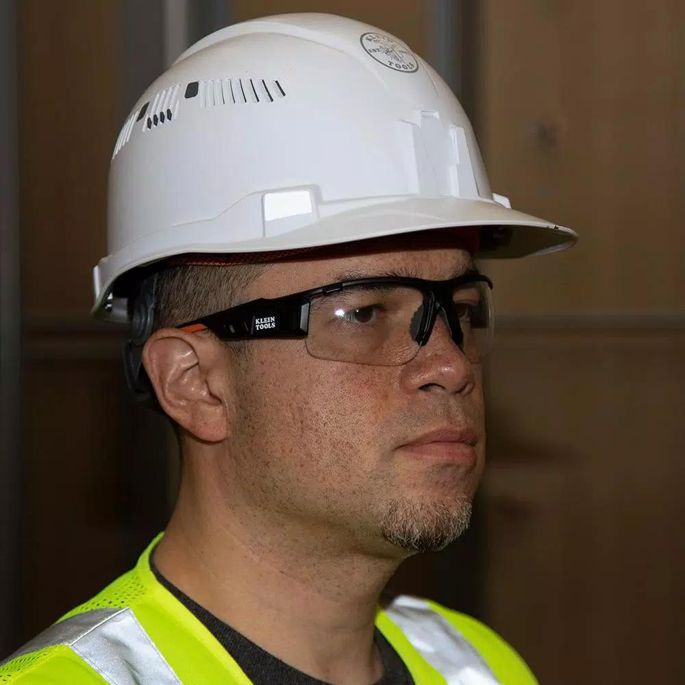 Klein Tools Professional Safety Glasses with Clear Anti-Fog and Scratch-Resistant Lenses