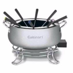 Cuisinart Electric Fondue Set, 3 Qt. Brushed Stainless Steel Pot with Adjustable Temperature thumbnail 1