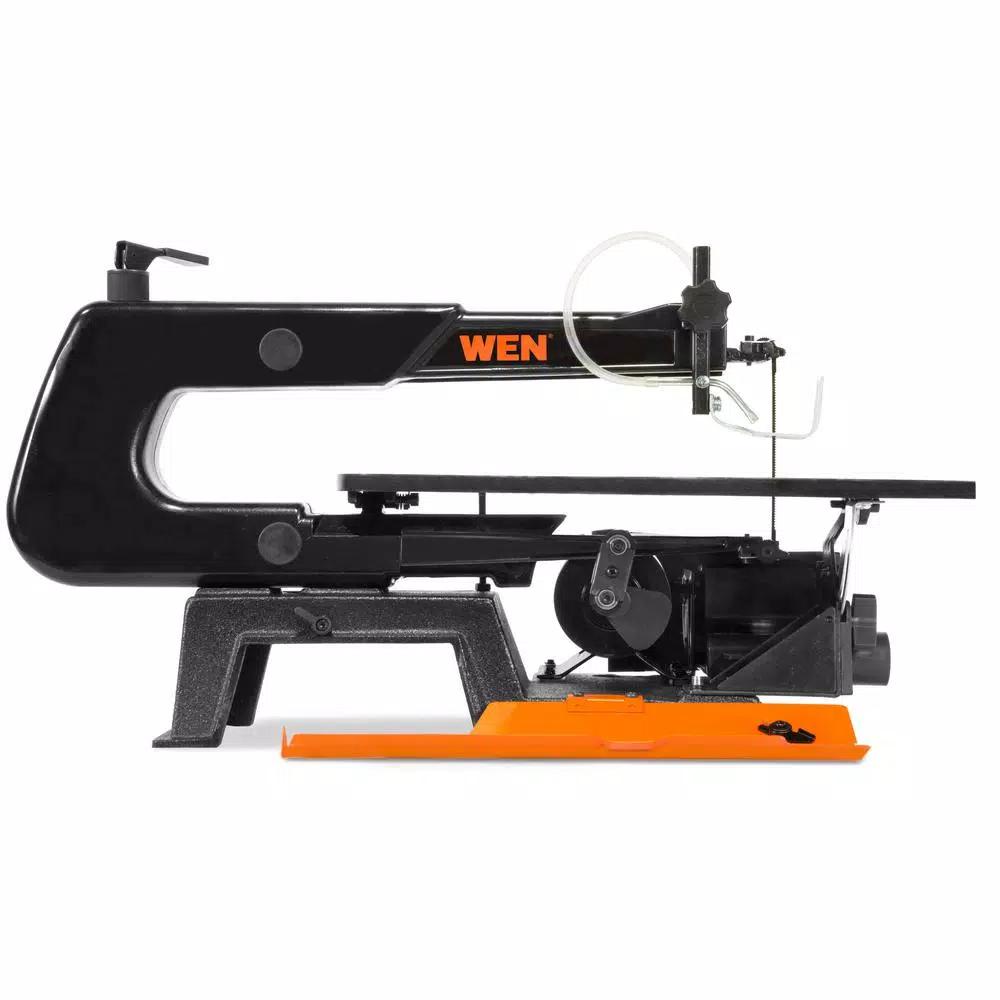 WEN 16-Inch Variable Speed Scroll Saw with Cast Iron Base and Easy-Access Blade Changes