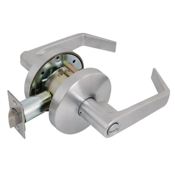 US Lock 2050 GR2 Privacy Bed/Bath Door Lever, 2-3/4 in. Backset, US26D Dull Chrome