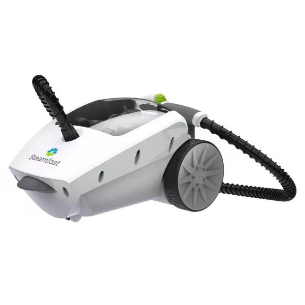 SteamFast SF-375 Deluxe Canister Steam Cleaner, 1500W, 48 oz. Tank, 18 Attachments