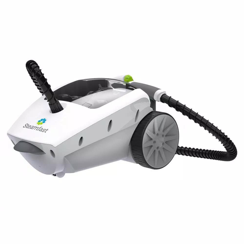 SteamFast SF-375 Deluxe Canister Steam Cleaner, 1500W, 48 oz. Tank, 18 Attachments