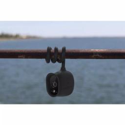 Wasserstein Versatile Twist Mount for Arlo HD Camera, Flexible Silicone Gooseneck Mount, Black thumbnail 4