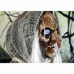Haunted Hill Farm 5 ft. Animatronic Talking Evil Witch Halloween Prop thumbnail 2