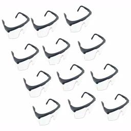 Unbranded Instapark SG-20 General Purpose Safety Protective Goggles, Clear Lens, Black Frame (12-Pack) thumbnail 1