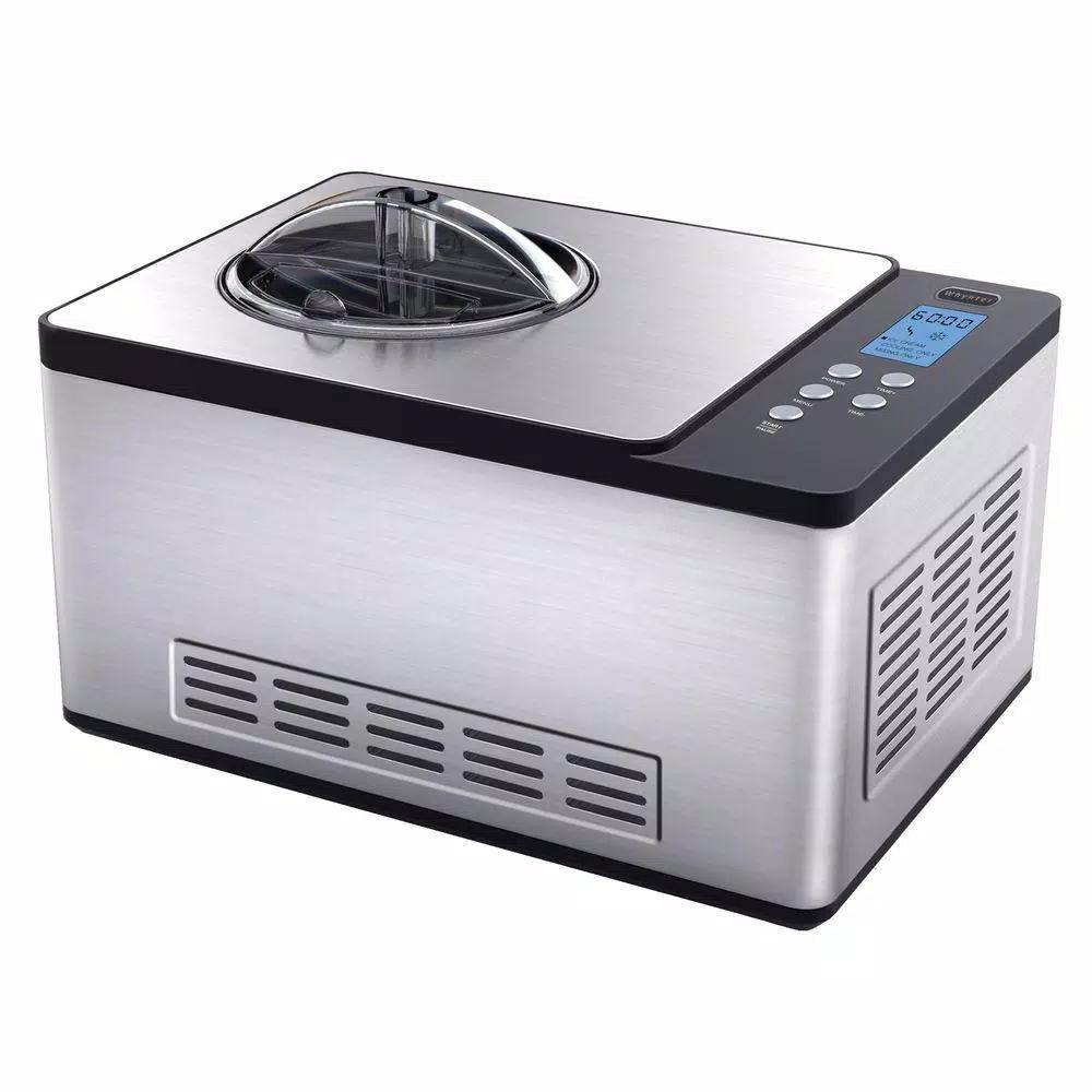 Whynter ICM-200LS 2.1 Qt. Stainless Steel Electric Ice Cream Maker with Built-In Compressor