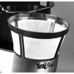 Total Chef 12-Cup Programmable Drip Coffee Maker with Glass Carafe, LCD Display, and Auto Shut-Off - Black/Silver thumbnail 4